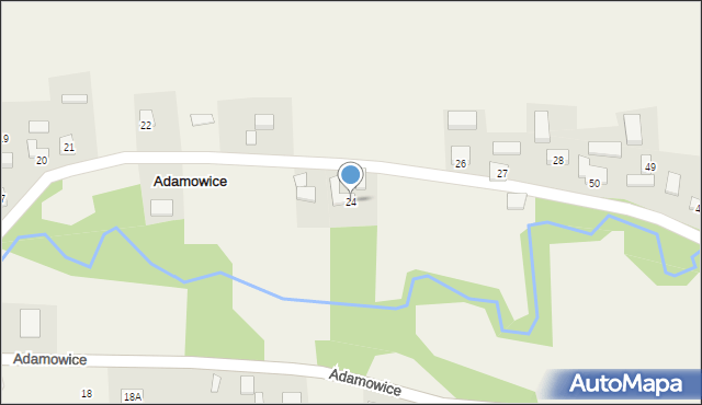 Adamowice, Adamowice, 24, mapa Adamowice