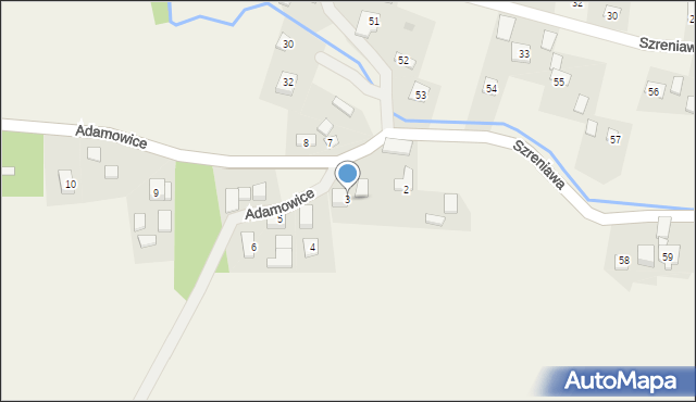 Adamowice, Adamowice, 3, mapa Adamowice
