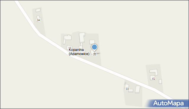 Adamowice, Adamowice, 35, mapa Adamowice