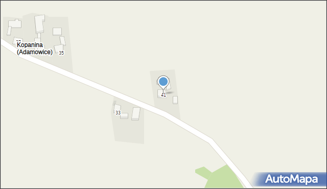 Adamowice, Adamowice, 41, mapa Adamowice