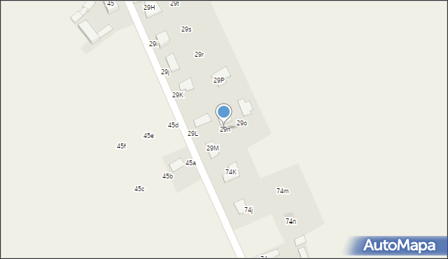 Adamowice, Adamowice, 29n, mapa Adamowice