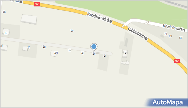 Adamowice, Adamowice, 2k, mapa Adamowice