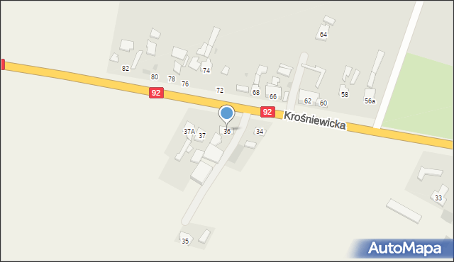 Adamowice, Adamowice, 36, mapa Adamowice