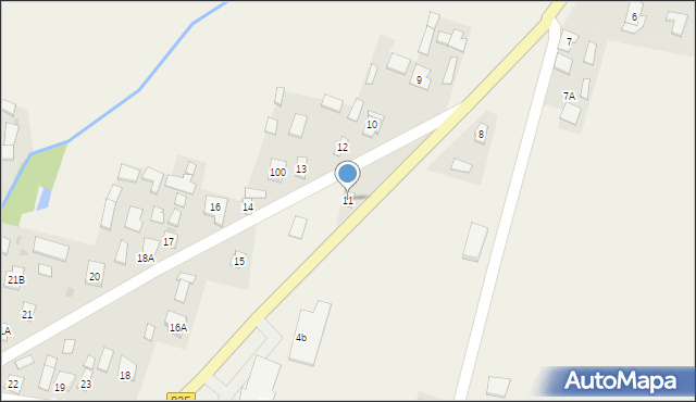 Adamówka, Adamówka, 11, mapa Adamówka