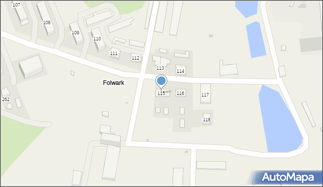 Adamówka, Adamówka, 115, mapa Adamówka