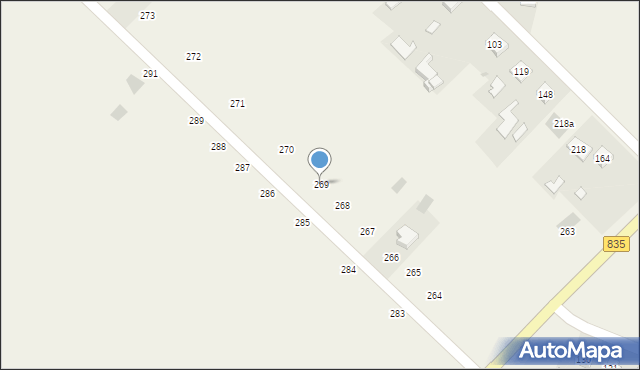 Adamówka, Adamówka, 269, mapa Adamówka