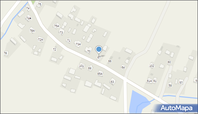 Adamówka, Adamówka, 68, mapa Adamówka