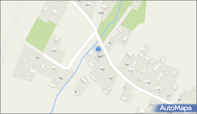 Adamówka, Adamówka, 74A, mapa Adamówka