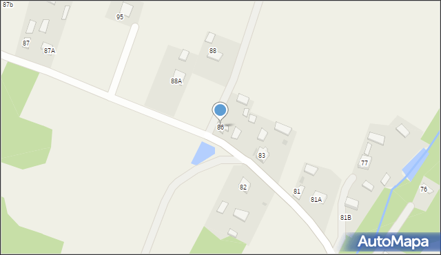 Adamówka, Adamówka, 86, mapa Adamówka