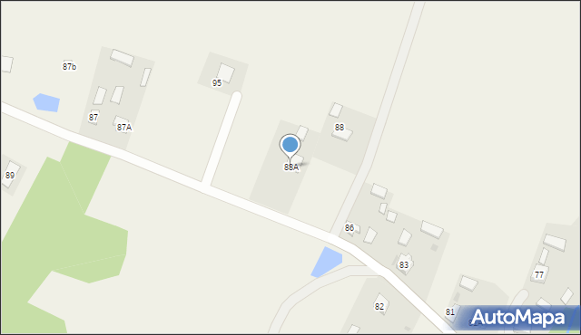 Adamówka, Adamówka, 88A, mapa Adamówka