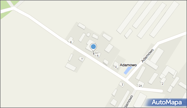 Adamowo, Adamowo, 6, mapa Adamowo