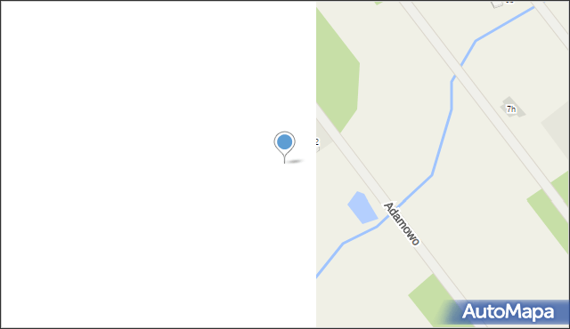 Adamowo, Adamowo, 1, mapa Adamowo