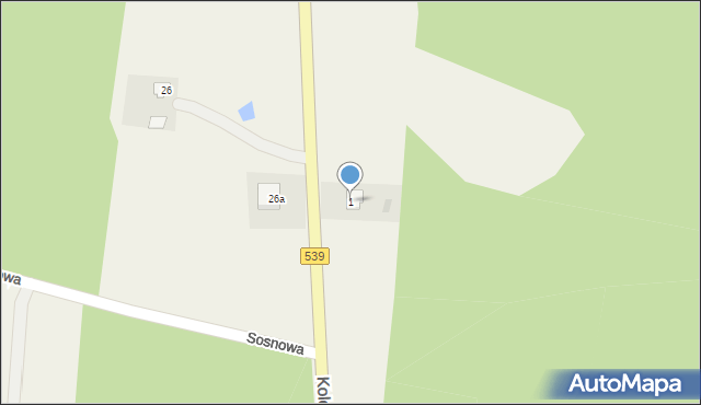 Adamowo, Adamowo, 1, mapa Adamowo