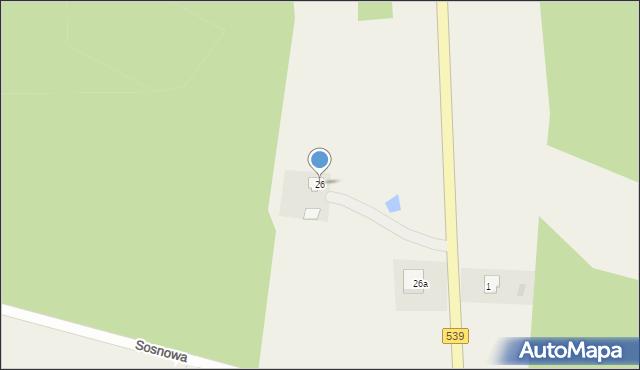 Adamowo, Adamowo, 26, mapa Adamowo
