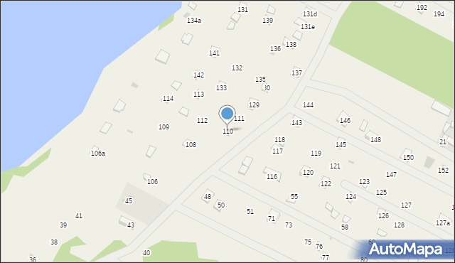 Adamowo, Adamowo, 110, mapa Adamowo