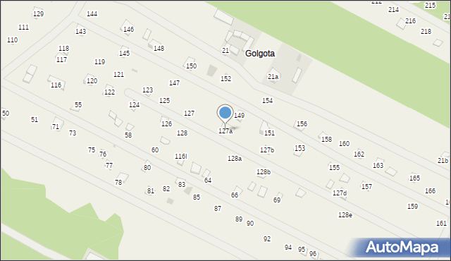 Adamowo, Adamowo, 127a, mapa Adamowo