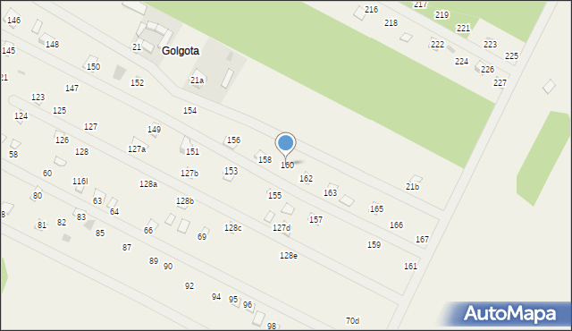 Adamowo, Adamowo, 160, mapa Adamowo