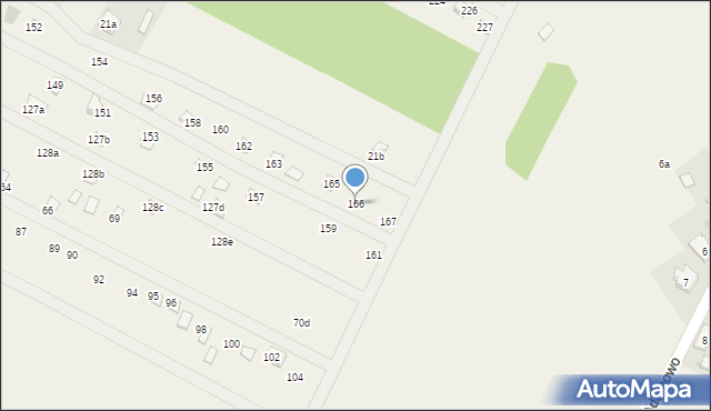 Adamowo, Adamowo, 166, mapa Adamowo