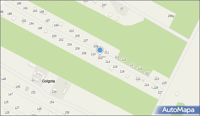 Adamowo, Adamowo, 212, mapa Adamowo