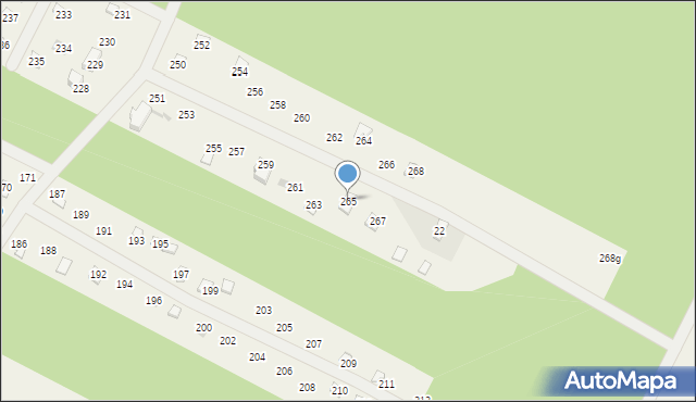 Adamowo, Adamowo, 265, mapa Adamowo
