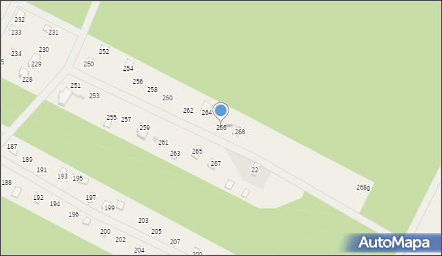 Adamowo, Adamowo, 266, mapa Adamowo