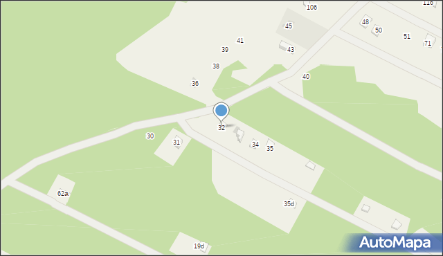Adamowo, Adamowo, 32, mapa Adamowo