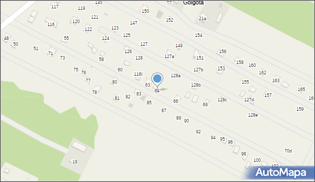 Adamowo, Adamowo, 64, mapa Adamowo