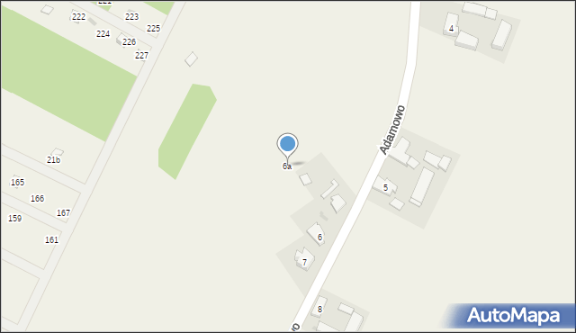 Adamowo, Adamowo, 6a, mapa Adamowo