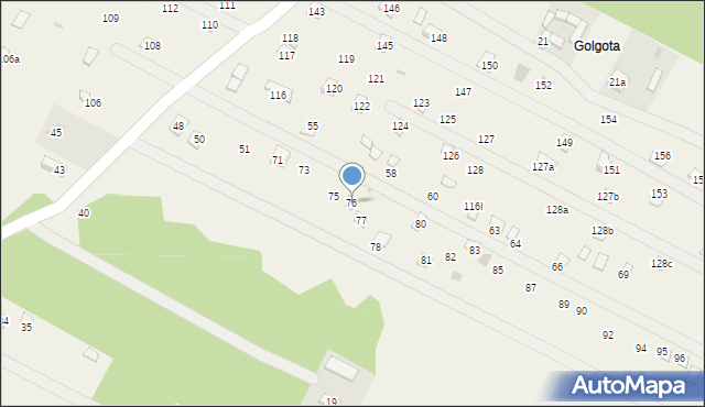 Adamowo, Adamowo, 76, mapa Adamowo