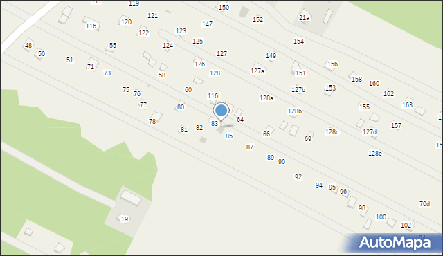 Adamowo, Adamowo, 84, mapa Adamowo