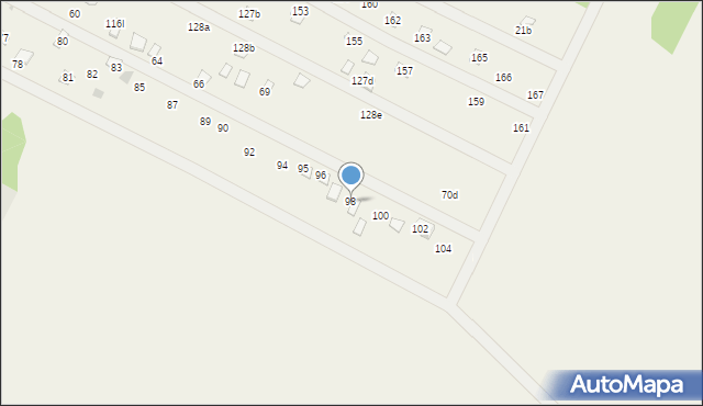 Adamowo, Adamowo, 98, mapa Adamowo