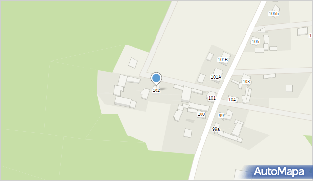 Adamowo, Adamowo, 102, mapa Adamowo