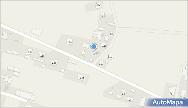 Adamowo, Adamowo, 11, mapa Adamowo