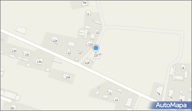 Adamowo, Adamowo, 11c, mapa Adamowo