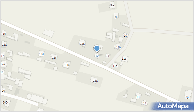 Adamowo, Adamowo, 12, mapa Adamowo