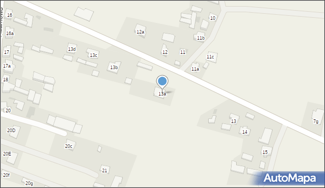 Adamowo, Adamowo, 13a, mapa Adamowo