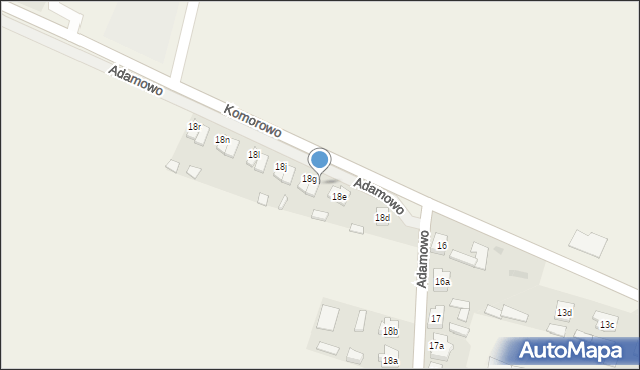 Adamowo, Adamowo, 18f, mapa Adamowo