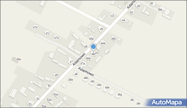 Adamowo, Adamowo, 44c, mapa Adamowo