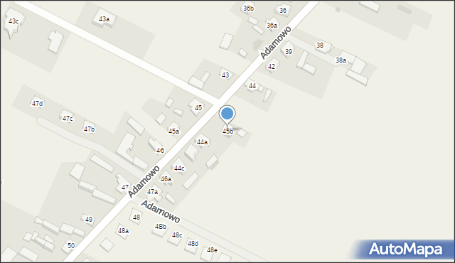 Adamowo, Adamowo, 45b, mapa Adamowo