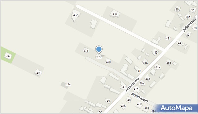 Adamowo, Adamowo, 47c, mapa Adamowo