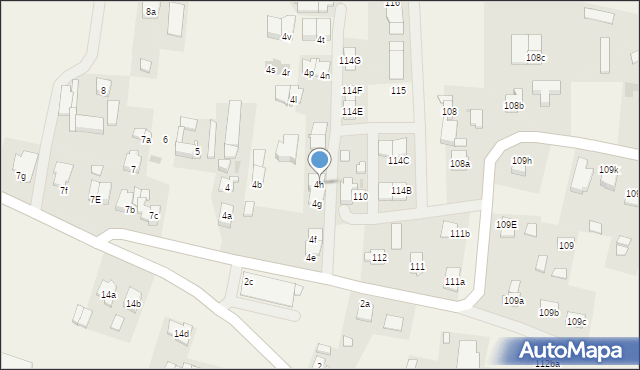 Adamowo, Adamowo, 4h, mapa Adamowo