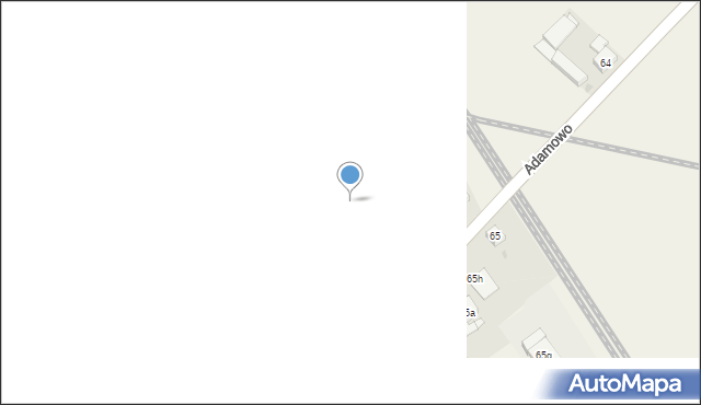 Adamowo, Adamowo, 67A, mapa Adamowo