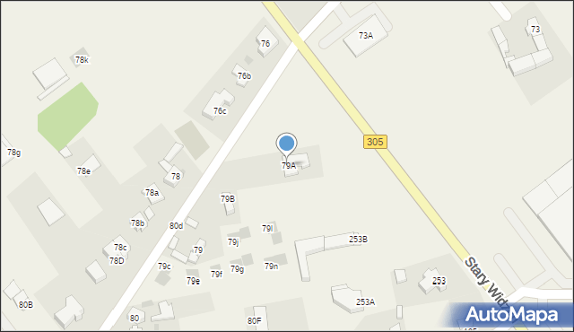 Adamowo, Adamowo, 79A, mapa Adamowo