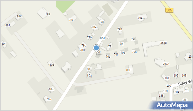 Adamowo, Adamowo, 79d, mapa Adamowo