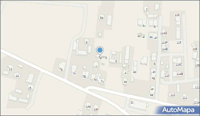 Adamowo, Adamowo, 7a, mapa Adamowo