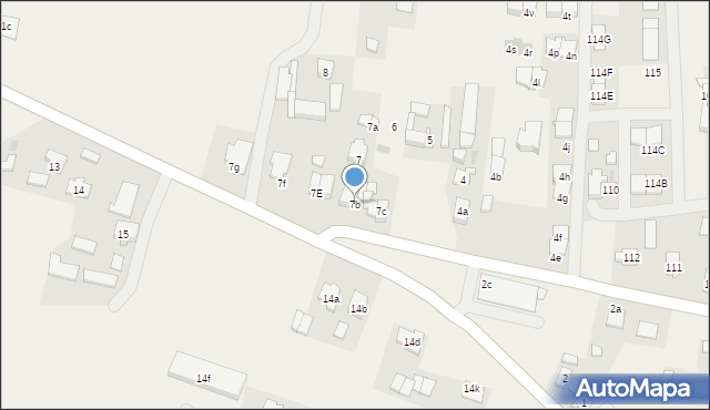 Adamowo, Adamowo, 7b, mapa Adamowo