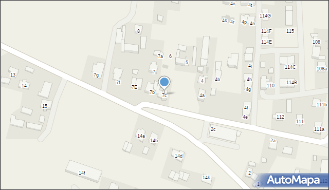 Adamowo, Adamowo, 7c, mapa Adamowo