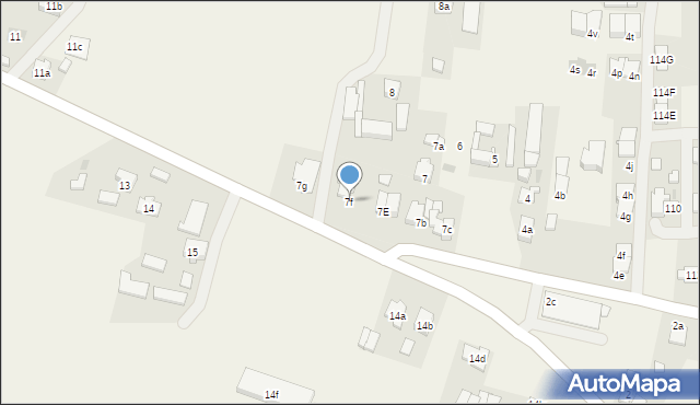 Adamowo, Adamowo, 7f, mapa Adamowo