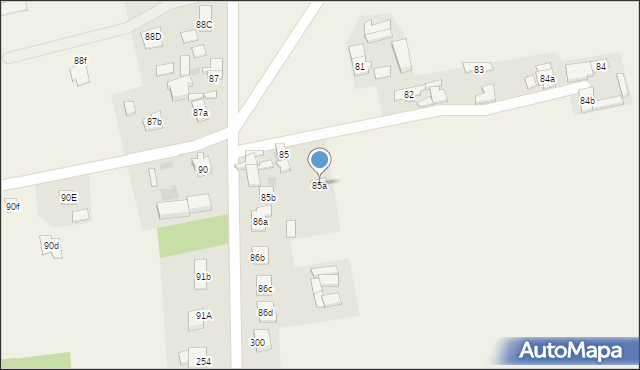Adamowo, Adamowo, 85a, mapa Adamowo