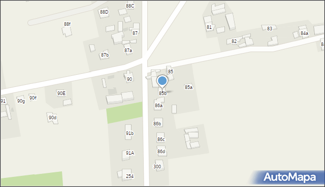 Adamowo, Adamowo, 85b, mapa Adamowo